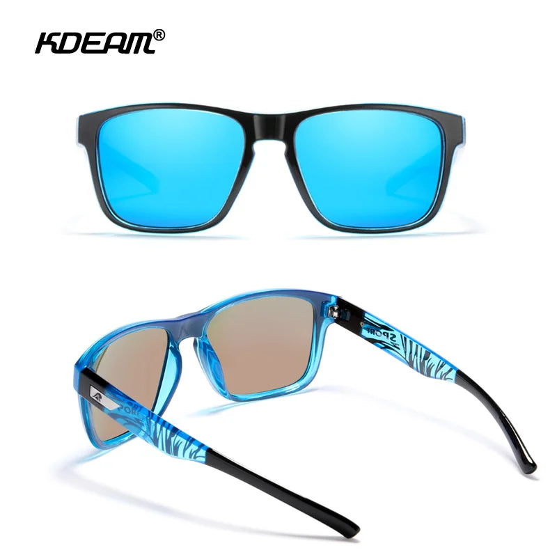 KDEAM KD109-C6 Square Polarizado Montanhismo Anti-Reflexo UV400