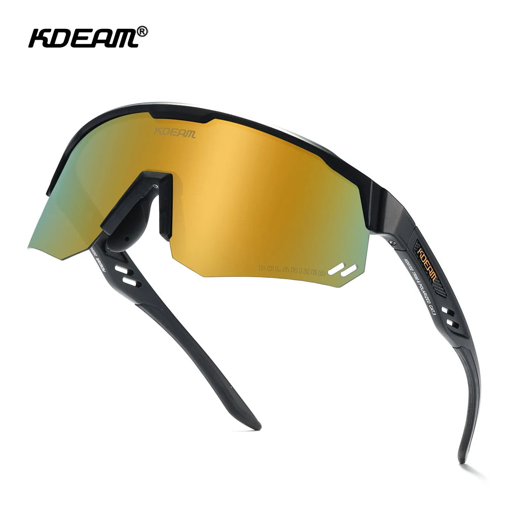 Óculos Ciclismo Polarizado UV400, Visão Perfeita - KDEAM KD0722