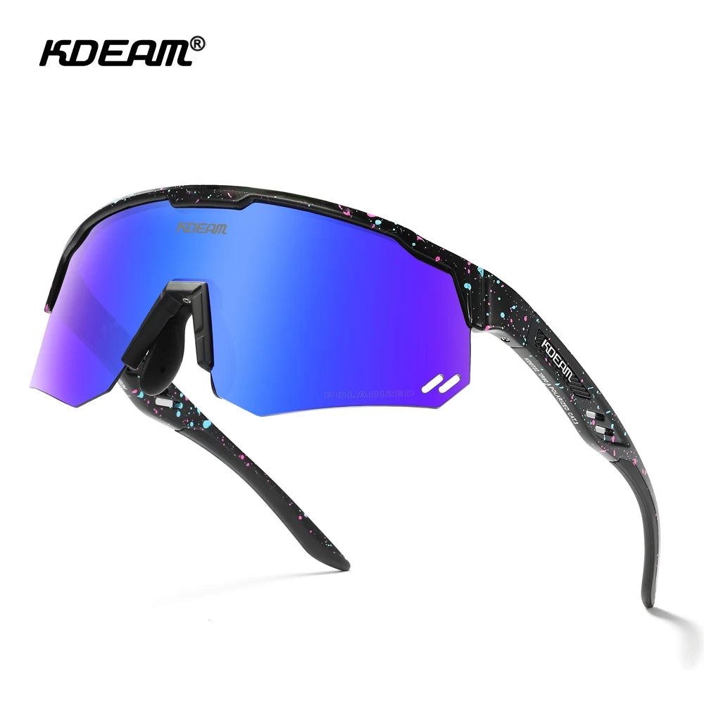 Óculos Ciclismo Polarizado UV400, Visão Perfeita - KDEAM KD0722