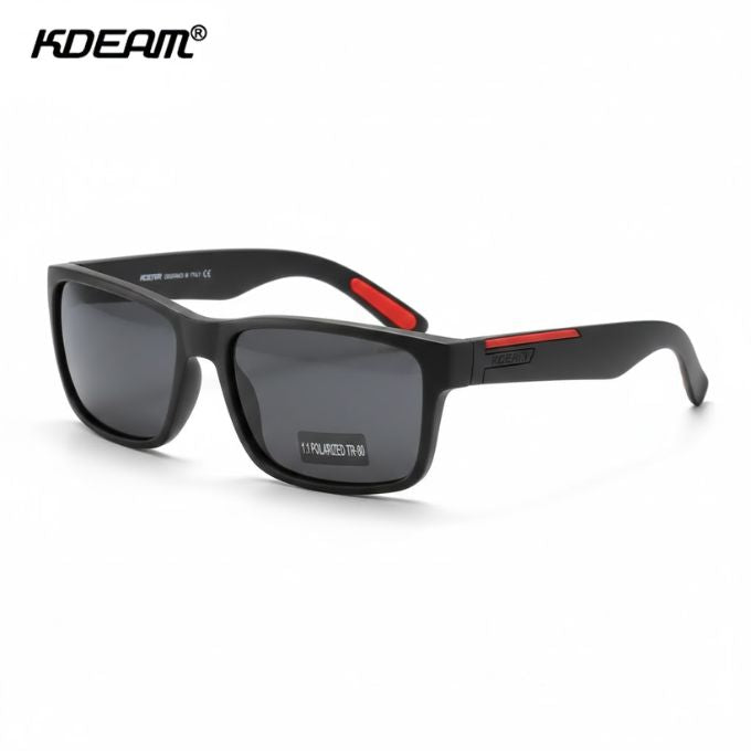 Óculos TR90 Inquebrável Polarizado Retangular Ultraleve KDEAM