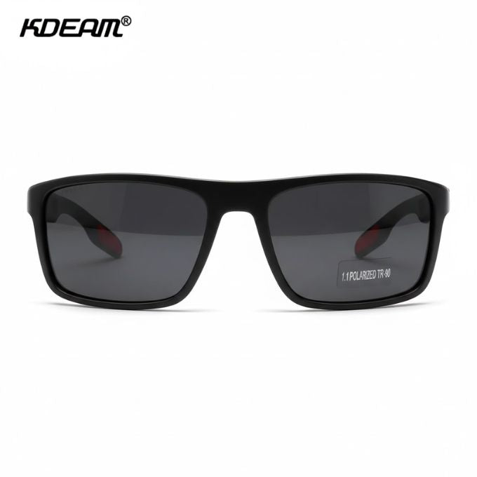 Óculos TR90 Inquebrável Polarizado Retangular Ultraleve KDEAM