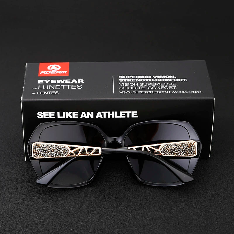 Óculos de Sol Feminino Cat Eye Polarizado | KDEAM KD835B2