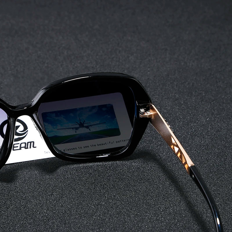 Óculos de Sol Feminino Cat Eye Polarizado | KDEAM KD835B2